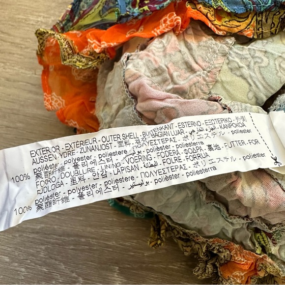 Zara Mini Ruffled Patchwork Skirt - Picture 11 of 11